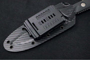 Microtech Socom Alpha S/E - Apocalyptic Finish / Single Edge / Black G10 Handle 113-10AP - Northwest Knives