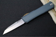 Axial Knives SHIFT V_3 OTF - Navy Anodized Aluminum Handle & Bronzed Hardware / Stonewashed Wharncliffe Blade / CPM-Magnacut Steel - Northwest Knives