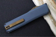 Axial Knives SHIFT V_3 OTF - Navy Anodized Aluminum Handle & Bronzed Hardware / Blackwashwashed Dagger Blade / CPM-Magnacut Steel - Northwest Knives