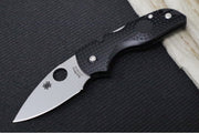 Spyderco Lil Native Lockback Lightweight - Black FRN / BDN1 Steel / Leaf Blade C230PBK - Northwest Knives