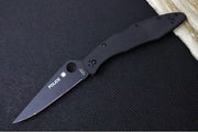 Spyderco Police 4 Lockback - Black TiCN Coated Stainless Steel Handle / Black VG-10 Blade - C07BKP - Northwest Knives