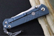 Chris Reeve Umnumzaan Exclusive LEFT HAND - Drop Point Blade / CPM-Magnacut Steel / Cold War Grey Cerakote Handle / Charcoal Knotted Lanyard with Bead UMN-1601 - Northwest Knives