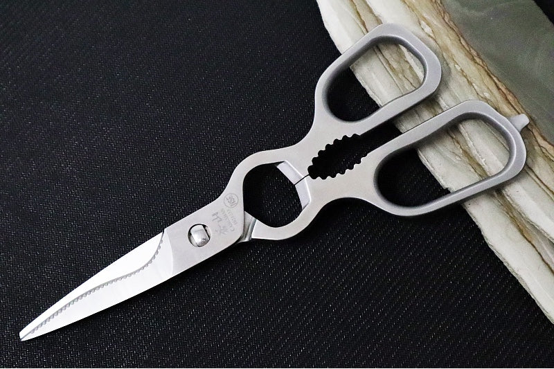 Cangshan Cutlery 9" D-Shape Stainless Steel Utility Kitchen Shears & Blade Holder 1021233