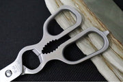 Cangshan Cutlery 9" D-Shape Stainless Steel Utility Kitchen Shears & Blade Holder 1021233 - Northwest Knives