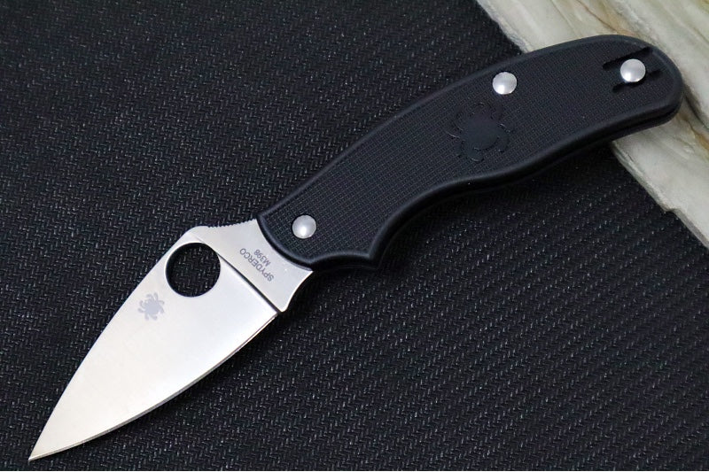Spyderco Metropolitan Lightweight - Black FRN (Fiberglass Reinforced Nylon) Handle / M398 Steel / Drop Point Blade C213PBK - Northwest Knives