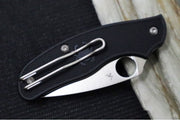 Spyderco Metropolitan Lightweight - Black FRN (Fiberglass Reinforced Nylon) Handle / M398 Steel / Drop Point Blade C213PBK - Northwest Knives