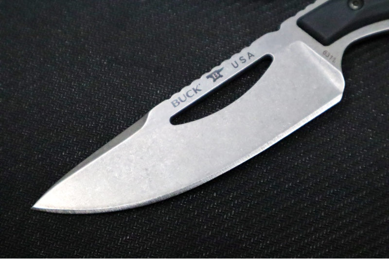 Buck 0631BKS-B Paklite Field Knife - 420HC Steel / Skeletonized Steel & Black Nylon Handle / Black Kydex Sheath 0631BKS-B