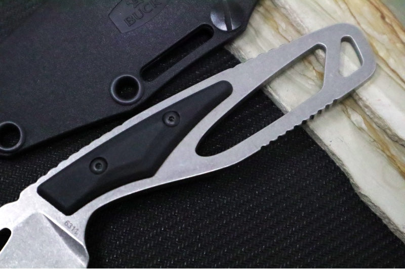 Buck 0631BKS-B Paklite Field Knife - 420HC Steel / Skeletonized Steel & Black Nylon Handle / Black Kydex Sheath 0631BKS-B