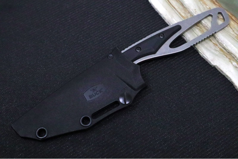 Buck 0631BKS-B Paklite Field Knife - 420HC Steel / Skeletonized Steel & Black Nylon Handle / Black Kydex Sheath 0631BKS-B