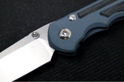 Chris Reeve Knives Large Inkosi NWK Exclusive - Drop Point Blade / CPM-Magnacut Steel / Cold War Grey Handle / Black Micarta / Grey Lanyard with Bead LIN-1624 - Northwest Knives