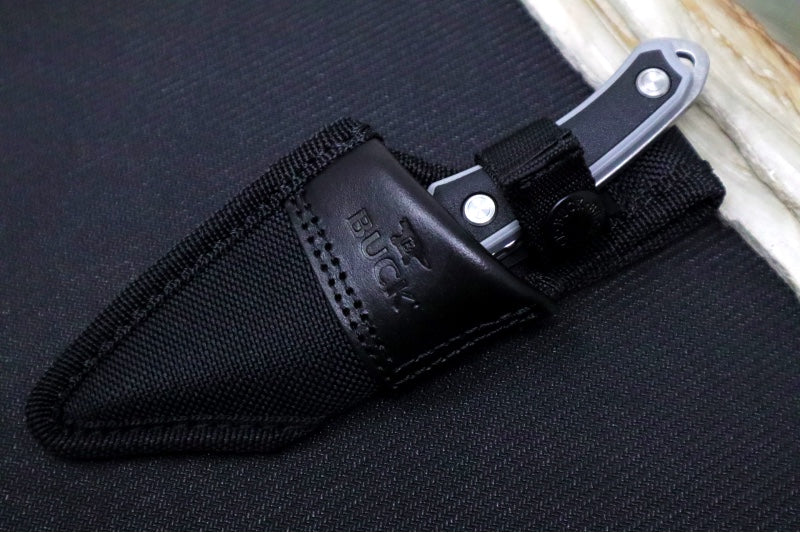 Buck 662 Alpha Scout - 420HC Steel / Glass Filled Nylon and Versaflex Handle / Black Polyester Sheath 0662GYS-B