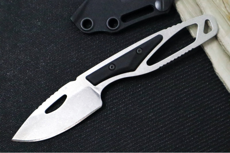 Buck 0630BKS-B Paklite Hide Knife - 420HC Steel / Skeletonized Steel & Black GFN Handle / Black Kydex Sheath 0630BKS-B