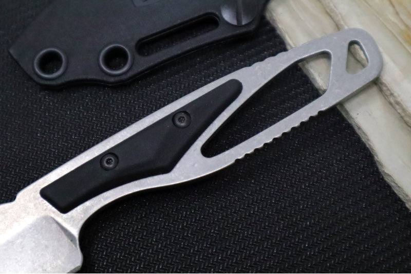 Buck 0630BKS-B Paklite Hide Knife - 420HC Steel / Skeletonized Steel & Black GFN Handle / Black Kydex Sheath 0630BKS-B