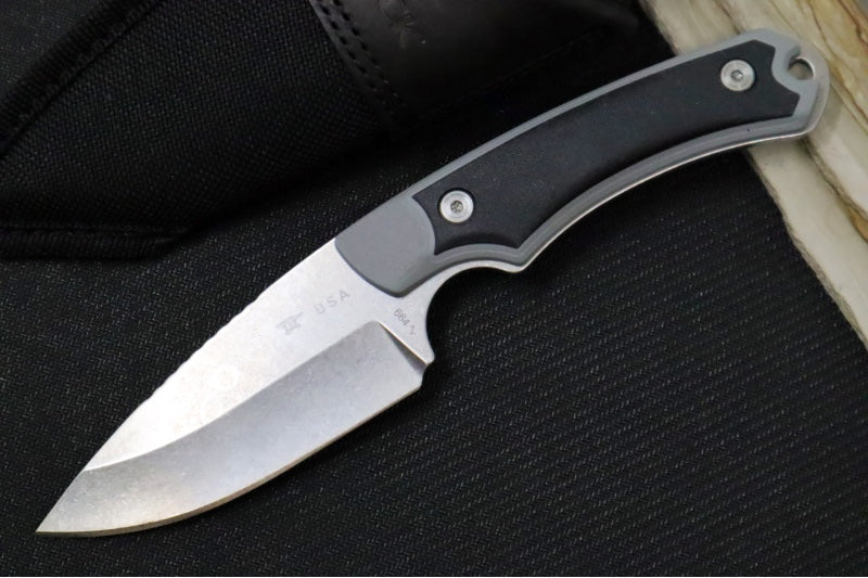 Buck 664 Alpha Hunter Hunting Knife - 420HC Blade / Black GFN Handles with Versaflex Inserts Handle / Black Polyester Sheath 0664GYS-B - Northwest Knives