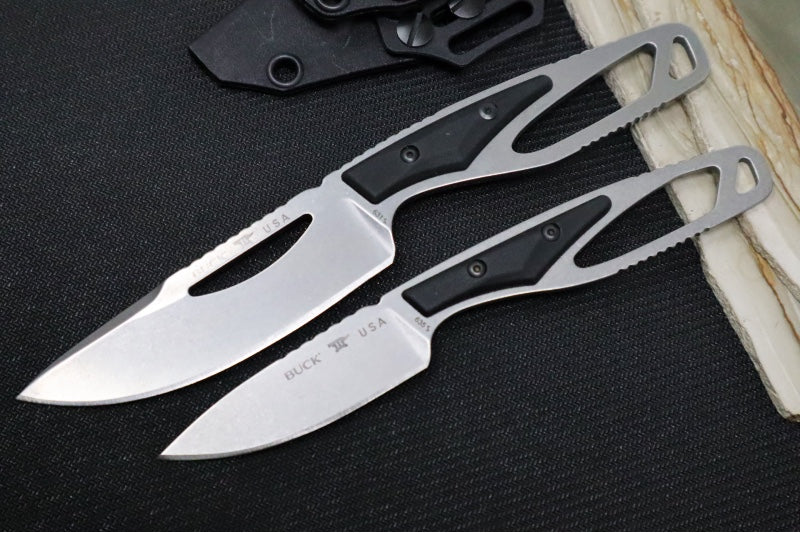 Buck 0631BKSVP-B Paklite Select Field Kit Knife - 420HC Steel / Skeletonized Steel & Black GFN Handle / Black Kydex Sheath 0631BKSVP-B
