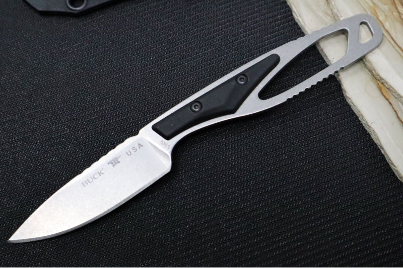 Buck 0631BKSVP-B Paklite Select Field Kit Knife - 420HC Steel / Skeletonized Steel & Black GFN Handle / Black Kydex Sheath 0631BKSVP-B