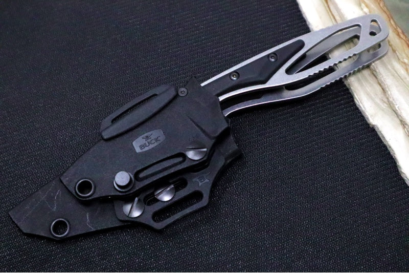 Buck 0631BKSVP-B Paklite Select Field Kit Knife - 420HC Steel / Skeletonized Steel & Black GFN Handle / Black Kydex Sheath 0631BKSVP-B