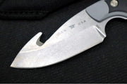 Buck 664 Alpha Hunter Hunting Knife with Guthook - 420HC Blade / Black GFN Handles with Versaflex Inserts Handle / Black Polyester Sheath 0664GYG-B - Northwest Knives
