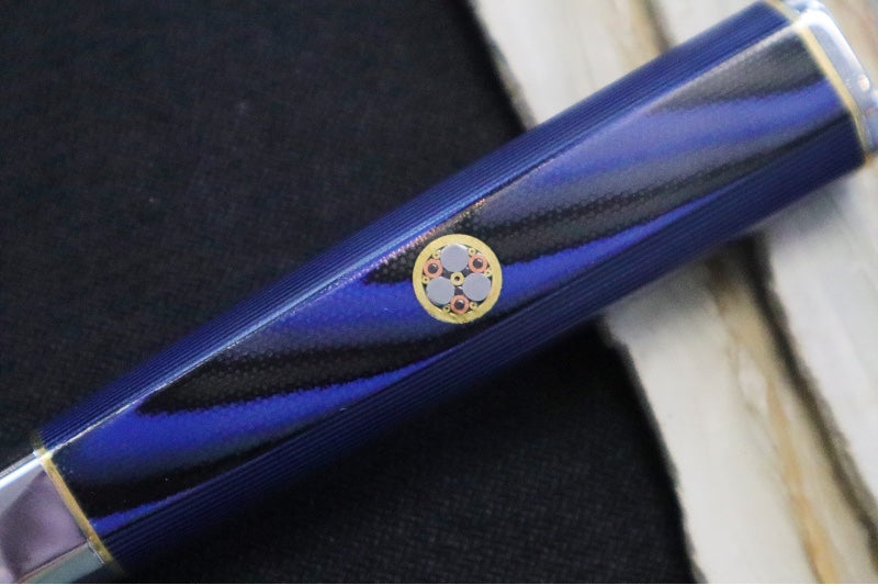 Cangshan Cutlery Kita Series 5" Serrated Utility - 67 Layered Forged X-7 Damascus - Magnetic Wood Saya Sheath