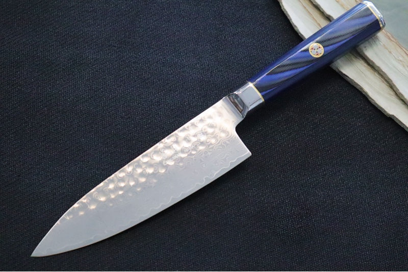 Cangshan Cutlery Kita Series 6" Chef - 67 Layered Forged X-7 Damascus - Magnetic Wood Saya Sheath