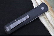 Pro Tech Godfather Auto - Black Aluminum Handle / Blasted Bead Blade 920 - Northwest Knives