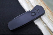 Pro Tech Runt Auto - Black Aluminum Handle / Black DLC Reverse Tanto Blade / Magnacut Steel R5403 - Northwest Knives