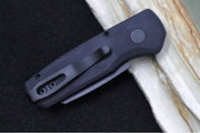 Pro Tech Runt Auto - Black Aluminum Handle / Black DLC Reverse Tanto Blade / Magnacut Steel R5403 - Northwest Knives