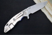 Rick Hinderer Knives XM-18 - 3.5" - Harpoon Spanto / Stonewashed Finish / Black & Blue G-10 - Northwest Knives