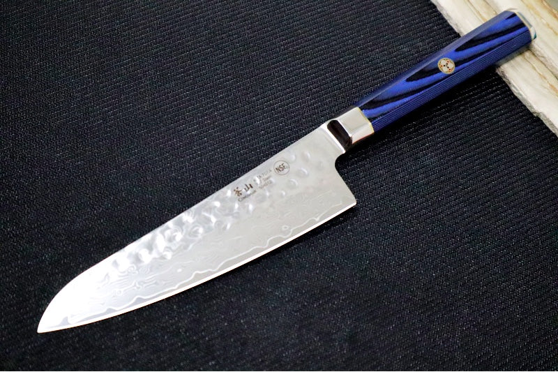 Cangshan Cutlery Kita Series 5.5" Prep Utility Knife - 67 Layered Forged X-7 Damascus - Magnetic Wood Saya Sheath
