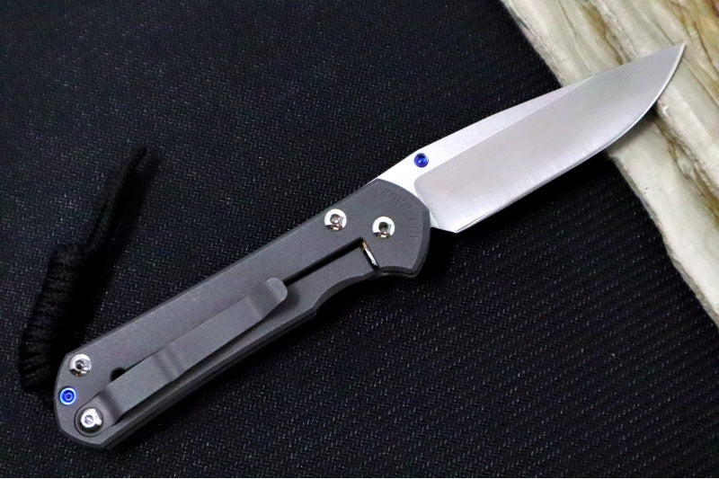 Chris Reeve Knives Small Sebenza 31 - Unique Graphics & Mother of Pearl Cabochon / CPM-Magnacut Blade #2495