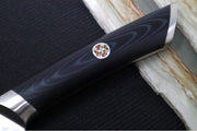 Cangshan Cutlery KURO Series 9" Bread Knife - Forged X-7 Damascus - Ashwood Magnetic Sheath 504241 - Northwest Knives