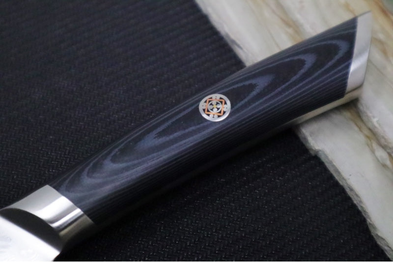 Cangshan Cutlery KURO Series 3.5" Paring Knife - Forged X-7 Damascus - Ashwood Magnetic Sheath 504296 - Northwest Knives
