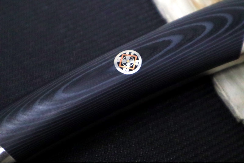 Cangshan Cutlery KURO Series 7" Santoku Knife - Forged X-7 Damascus - Ashwood Magnetic Sheath 504265