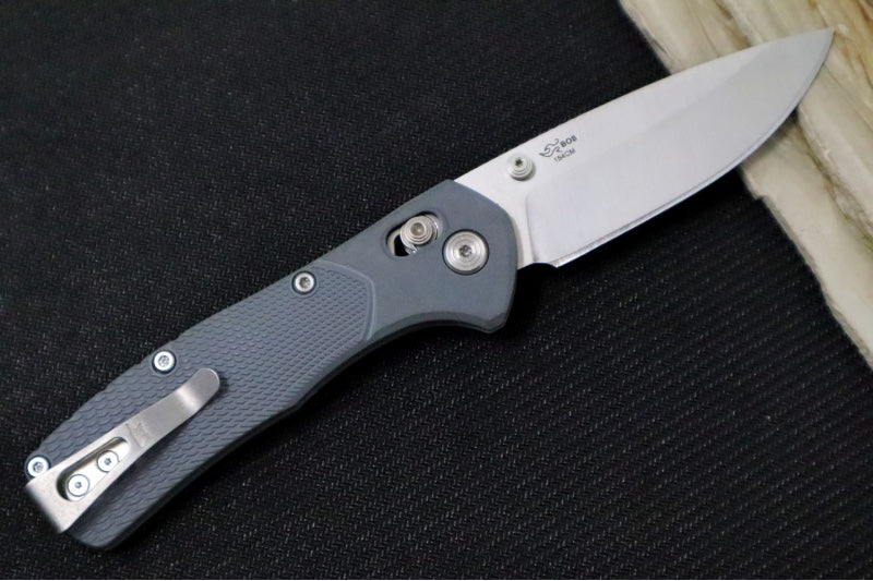 Buck 0791GYS1 Range Pro Crossbar Folder- Drop Point Blade / 154CM Steel / Gray GFN Handles 0791GYS1