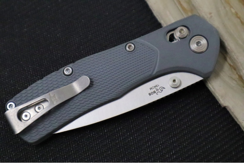 Buck 0791GYS1 Range Pro Crossbar Folder- Drop Point Blade / 154CM Steel / Gray GFN Handles 0791GYS1