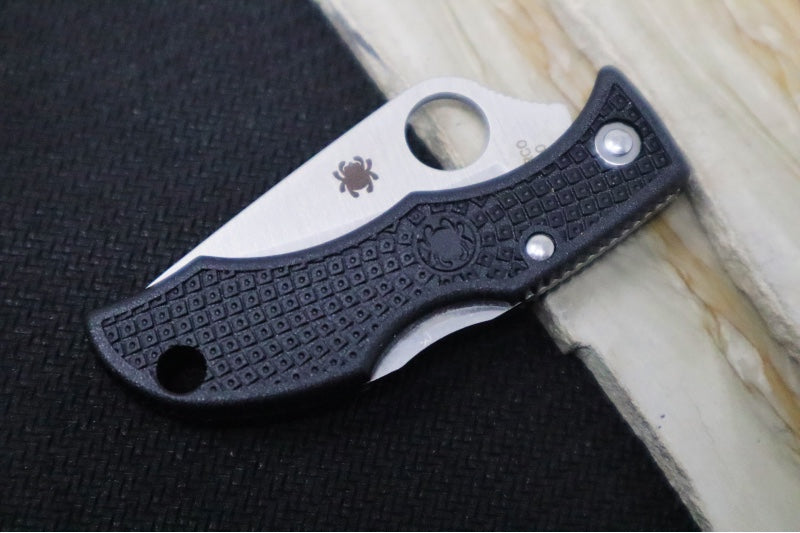 Spyderco Ladybug - Black FRN Handle / Satin VG10 Plain Blade LBKP3 - Northwest Knives