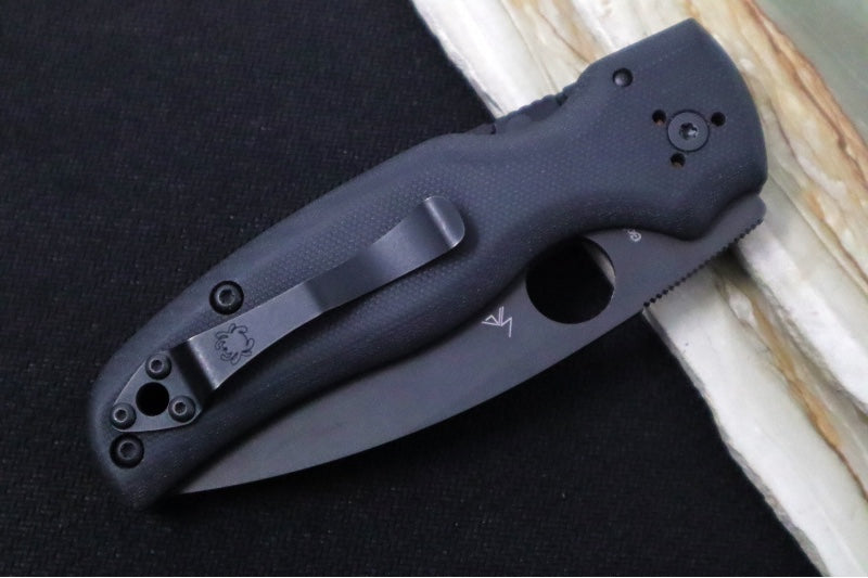 Spyderco Shaman - Black G10 / Black CPM-S30V Blade - Northwest Knives