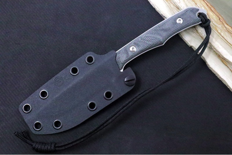 Chris Reeve Inyoni - Drop Point Blade / CPM-Magnacut Steel / Black Micarta Handle / Black Kydex Sheath INY-1000