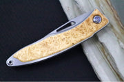 Chris Reeve Knives Mnandi Gentleman's Knife - Box Elder Wood Inlay / CPM-Magnacut (A2) MNA-1008 - Northwest Knives