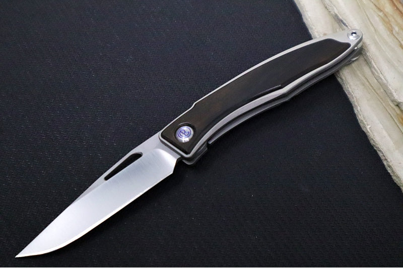 Chris Reeve Knives Mnandi Gentleman's Knife - Macassar Wood Inlay / CPM-Magnacut Steel (A1) MNA-1016