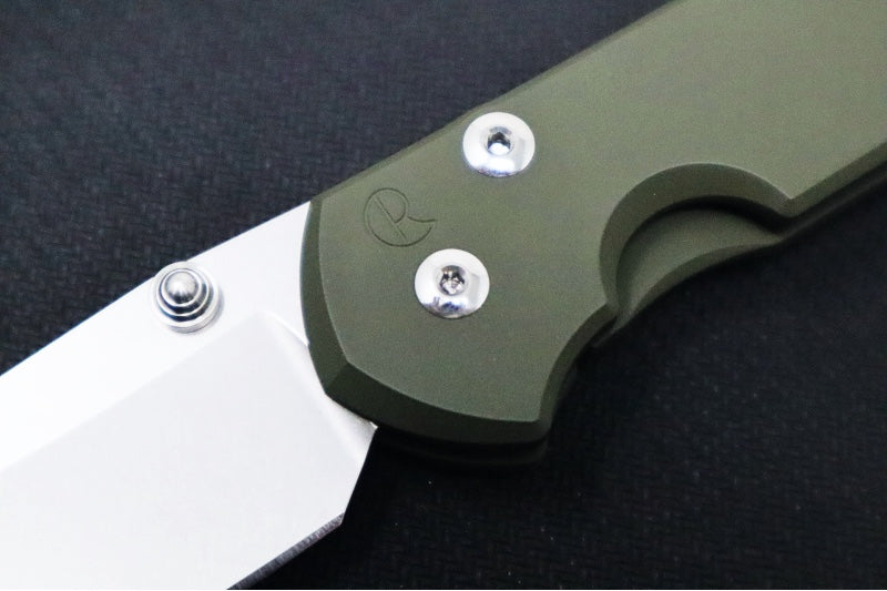 Chris Reeve Knives Large Sebenza 31 NWK Exclusive - Insingo Blade / CPM-Magnacut Steel / OD Green Cerakote Handle / Camo Lanyard L31-1701