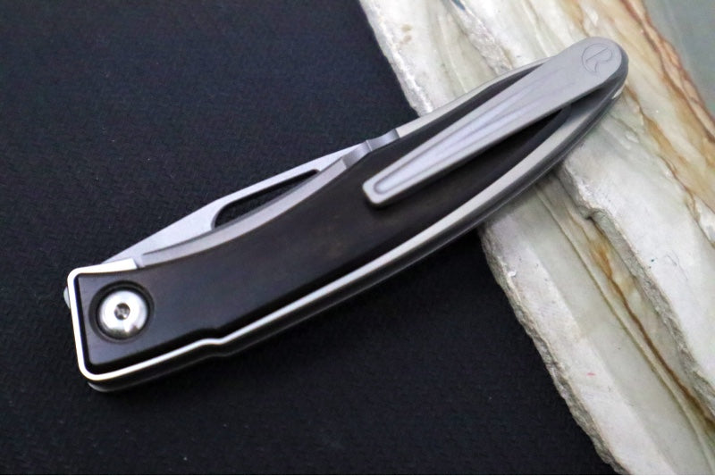 Chris Reeve Knives Mnandi Gentleman's Knife - Macassar Wood Inlay / CPM-Magnacut Steel (A1) MNA-1016