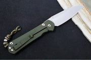 Chris Reeve Knives Large Sebenza 31 NWK Exclusive - Insingo Blade / CPM-Magnacut Steel / OD Green Cerakote Handle / Camo Lanyard L31-1701 - Northwest Knives
