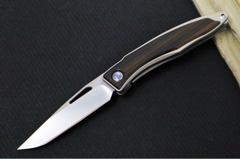 Chris Reeve Knives Mnandi Gentleman's Knife - Macassar Wood Inlay / CPM-Magnacut Steel (A3) MNA-1016