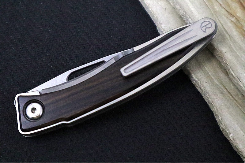 Chris Reeve Knives Mnandi Gentleman's Knife - Macassar Wood Inlay / CPM-Magnacut Steel (A3) MNA-1016