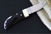 Boker Treebrand Pocket - Black Smooth Bone Handle / D2 Steel / Satin Finish 110895 - Northwest Knives