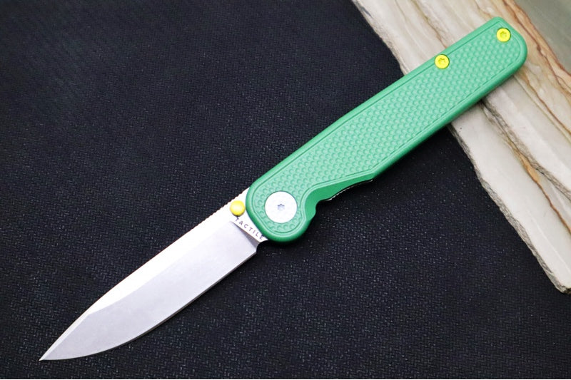 Tactile Turn Rockwall Thumbstud Fairway- Cerakoted Textured Titanium Handle / Magnacut Steel / Drop Point Blade