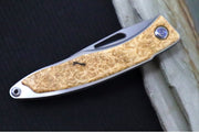 Chris Reeve Knives Mnandi Gentleman's Knife - Box Elder Wood Inlay (A4) MNA-1008 - Northwest Knives