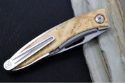 Chris Reeve Knives Mnandi Gentleman's Knife - Box Elder Wood Inlay (A5) MNA-1008 - Northwest Knives