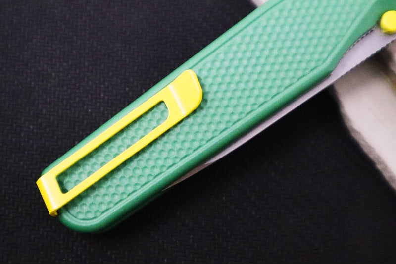 Tactile Turn Rockwall Thumbstud Fairway- Cerakoted Textured Titanium Handle / Magnacut Steel / Drop Point Blade